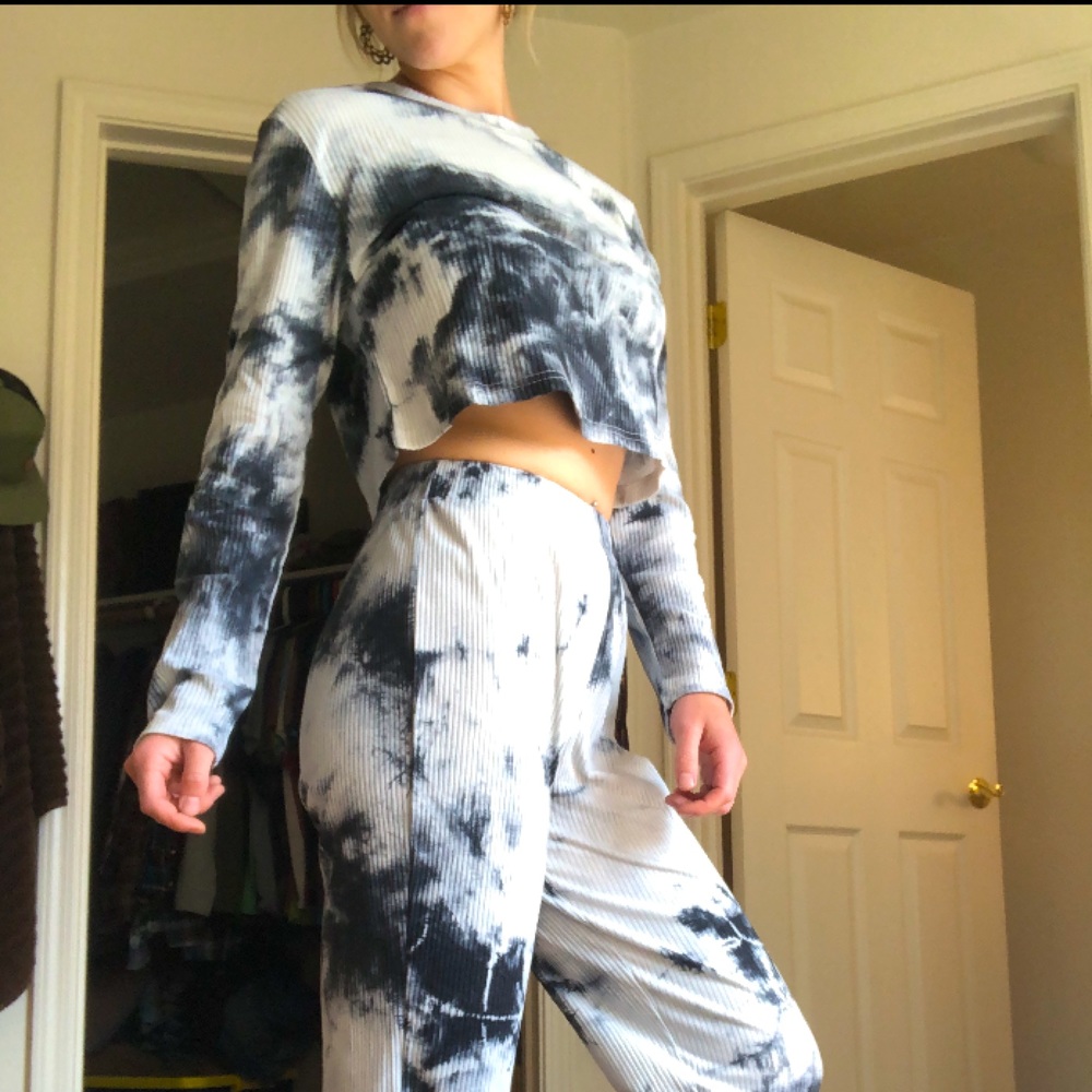 Tie dye pajama set